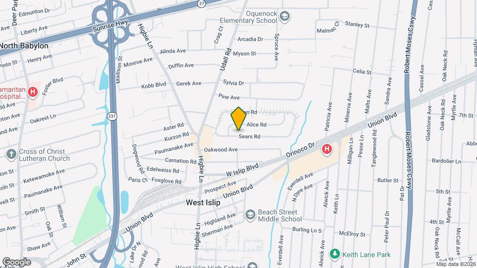 233 Sears Rd, Unit Second Floor Mapa y Detalles de la Ubicación