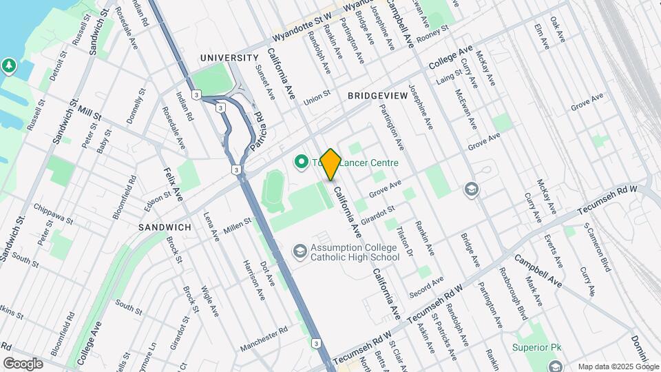 1013-1015 CALIFORNIA AVENUE Map and Location Details