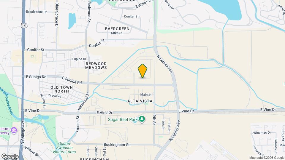 1009 Birdwhistle Ln Map and Location Details