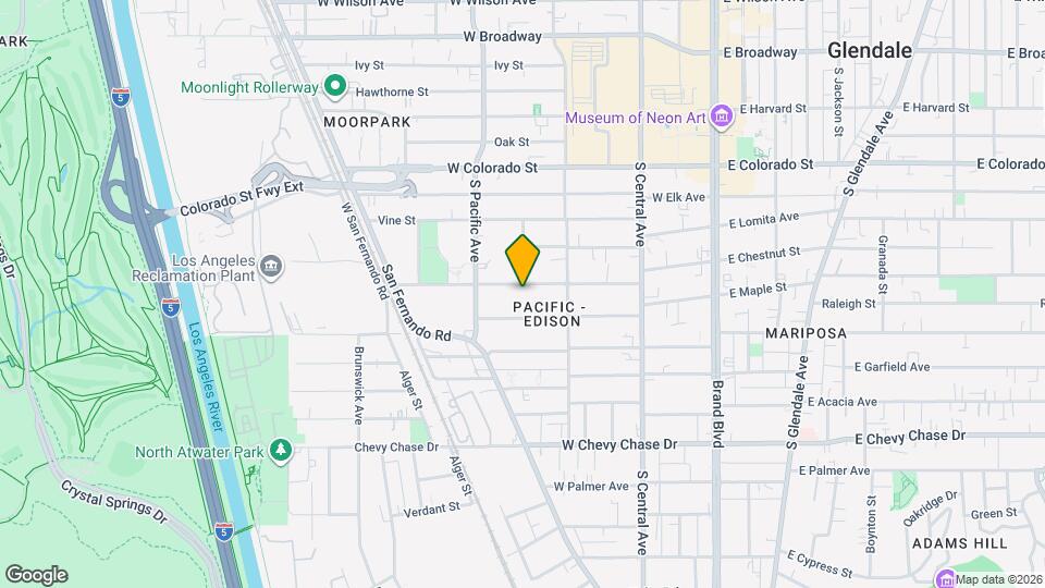 434 Riverdale Dr, Unit A Mapa y Detalles de la Ubicación