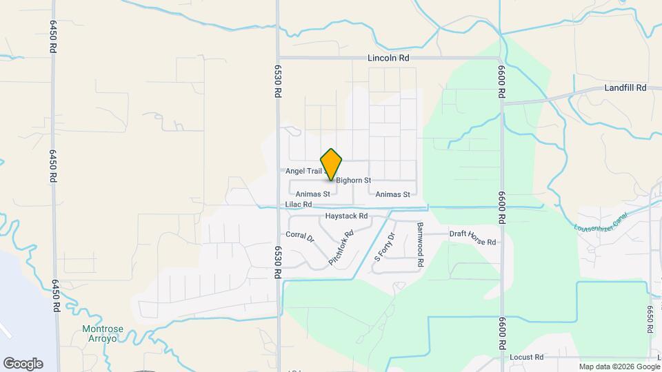 1334 Bighorn St Map and Location Details