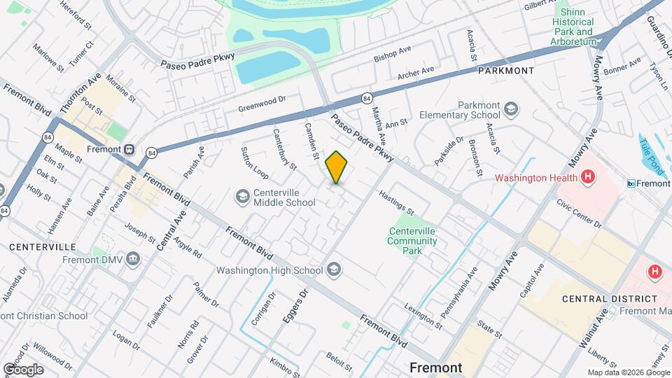 38016 Dover Common Map and Location Details