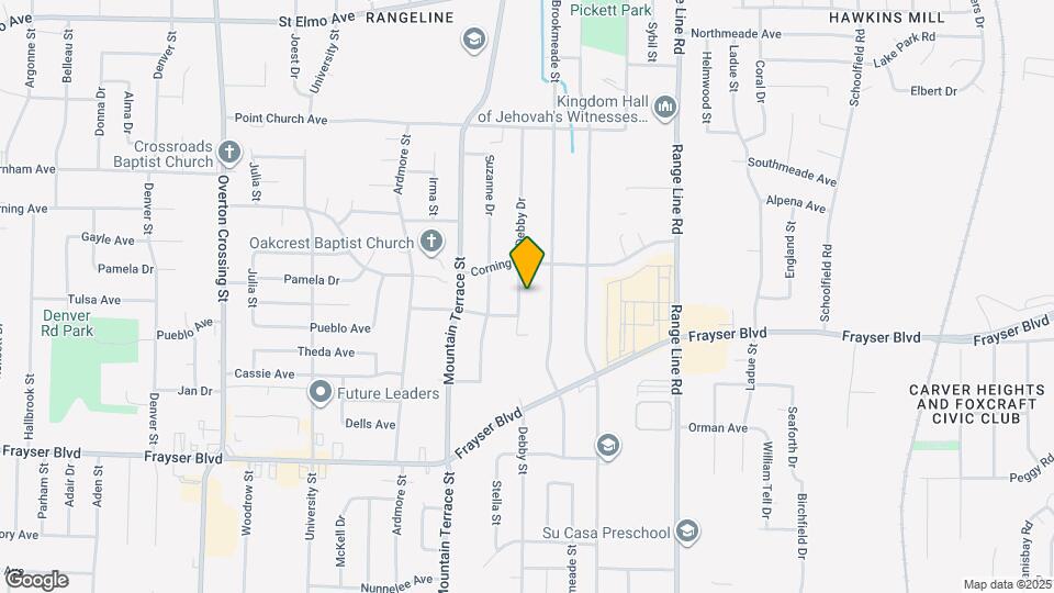 3546 Debby Dr Map and Location Details