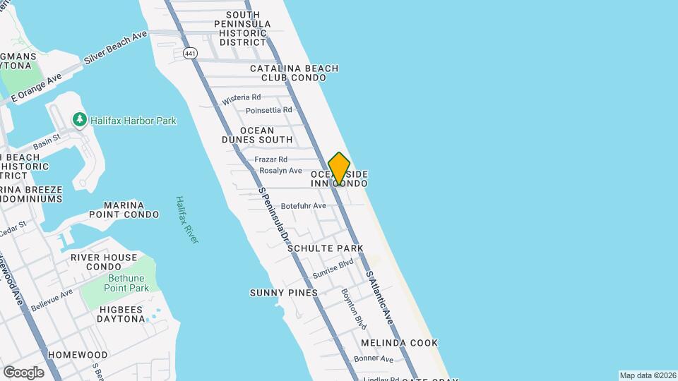 1925 S Atlantic Ave Mapa y Detalles de la Ubicación