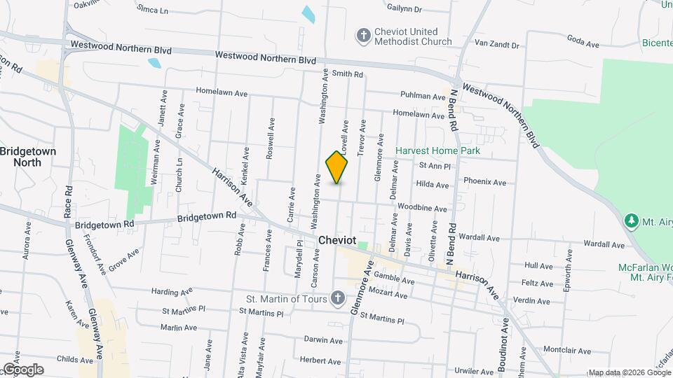 3915 Lovell Ave Mapa y Detalles de la Ubicación