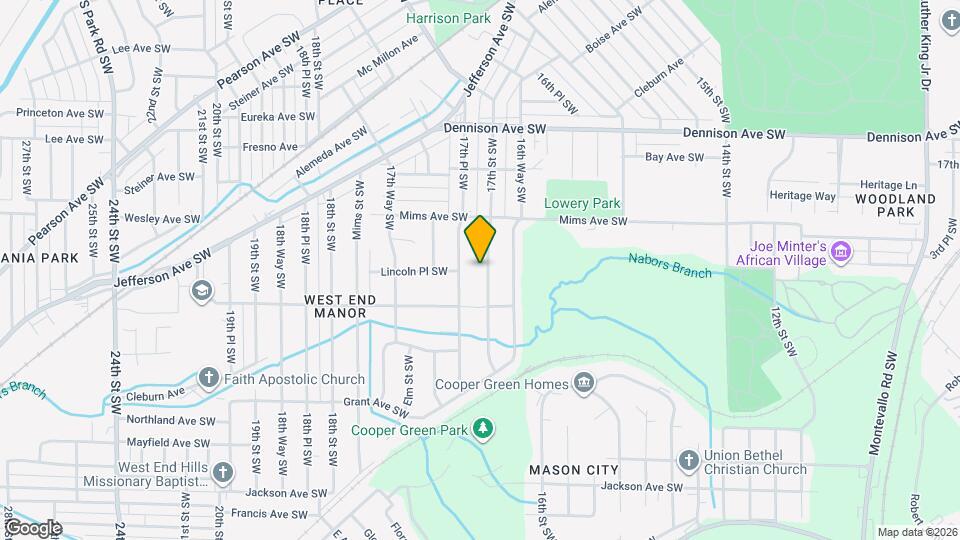 1536 17th St SW Map and Location Details
