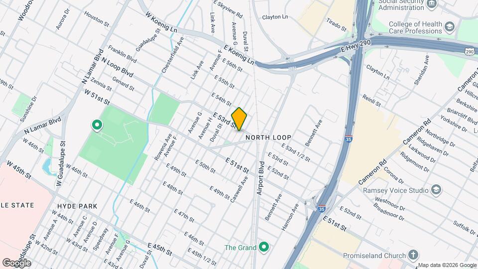 5208 Martin Ave Map and Location Details