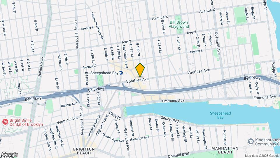 1717 Voorhies Ave Mapa y Detalles de la Ubicación