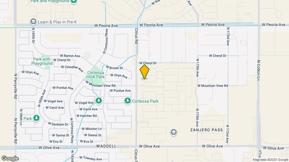 17790 W Turquoise Ave Map and Location Details