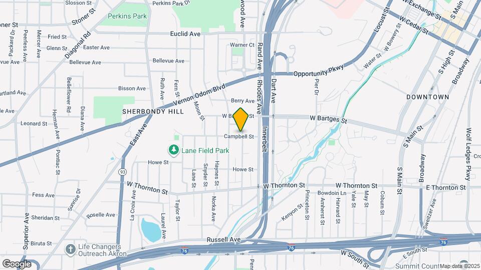 385 Campbell St Map and Location Details