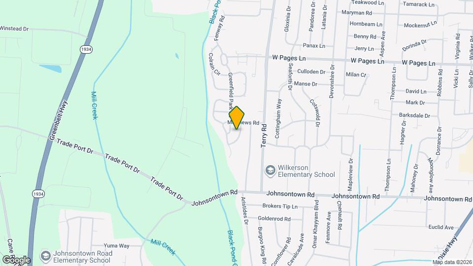 8908 Greenmoore Dr Map and Location Details