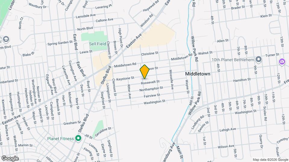 2905 Roosevelt St Mapa y Detalles de la Ubicación