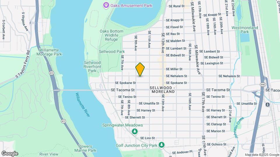920 SE Nehalem St Map and Location Details