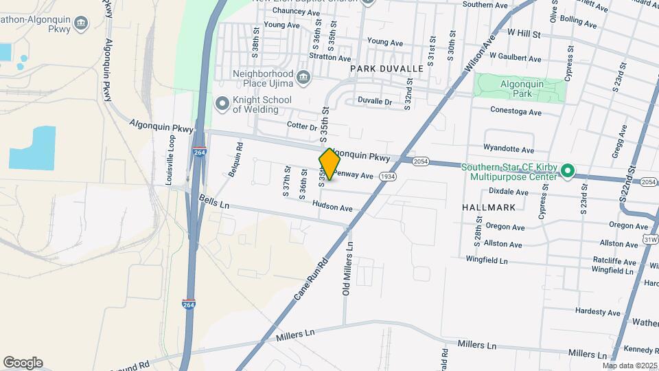 3413 Linwood Ave Map and Location Details