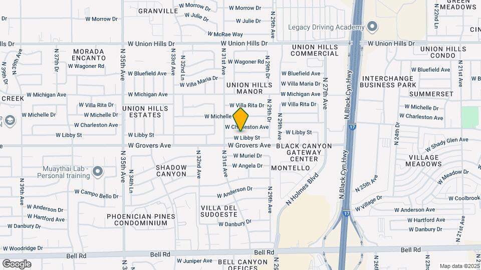 3016 W Libby St Map and Location Details