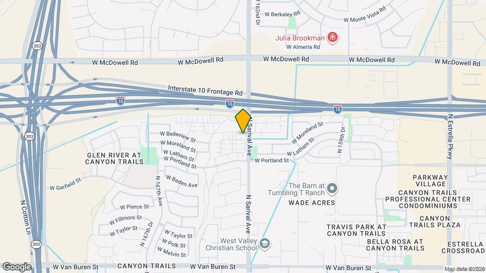 16332 W Moreland St Map and Location Details
