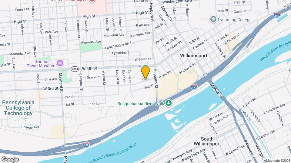 343 W 3rd St, Unit 1 Map and Location Details