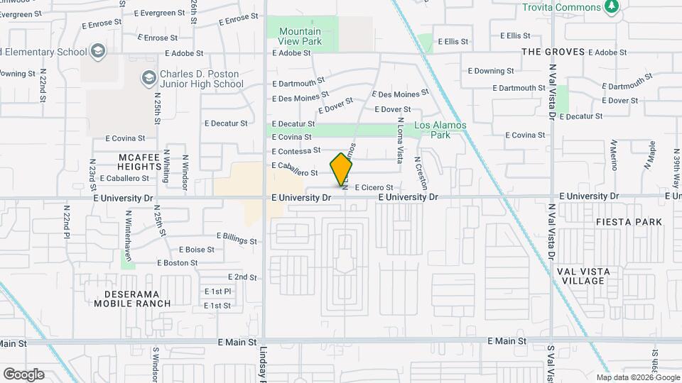 3011 E Cicero St Mapa y Detalles de la Ubicación