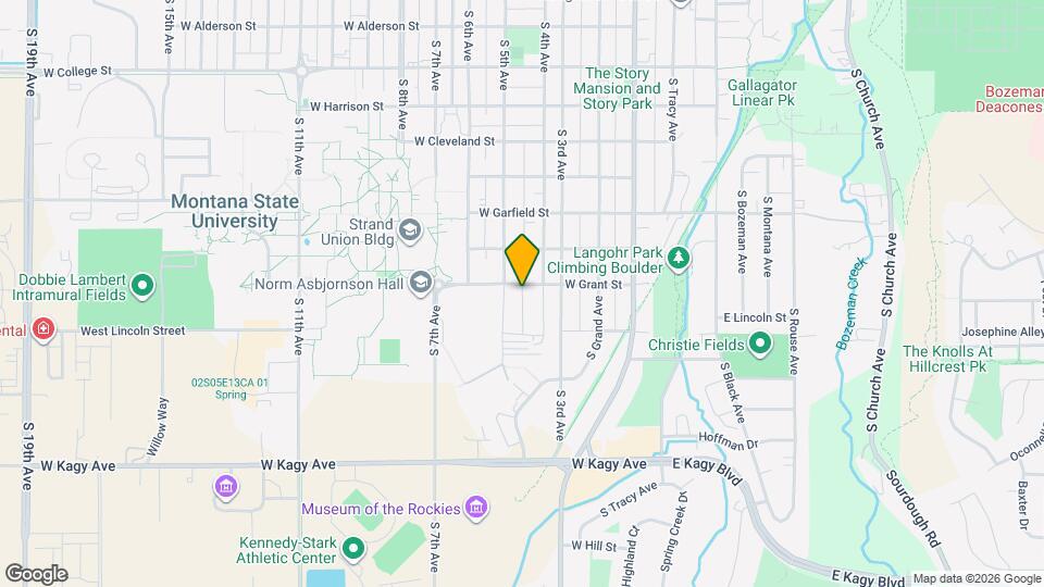 418 W Grant St Map and Location Details