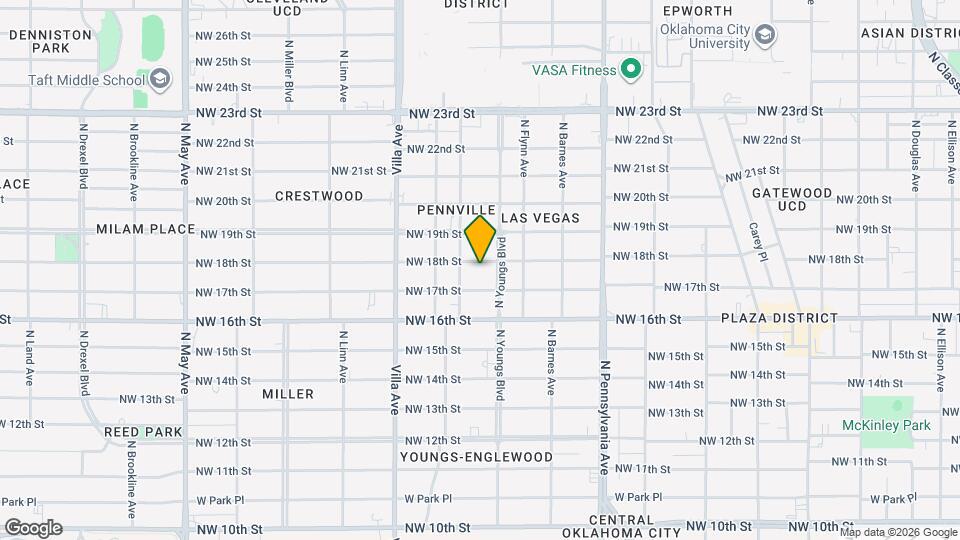 2314 NW 18th St Map and Location Details