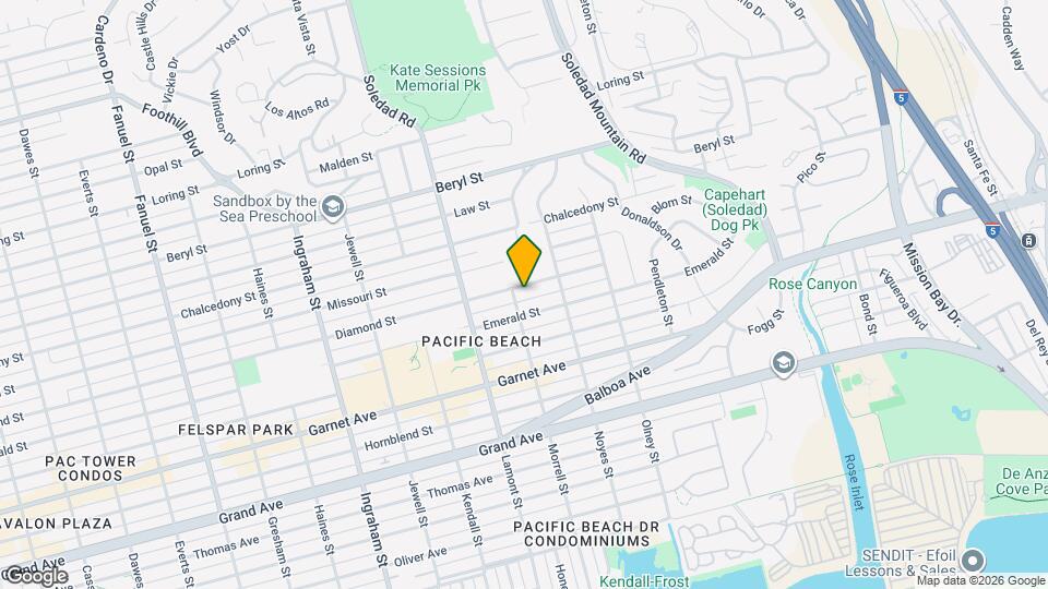 2009-13 Diamond St Map and Location Details