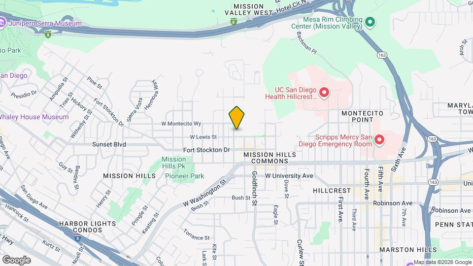 4109 Ibis St Map and Location Details