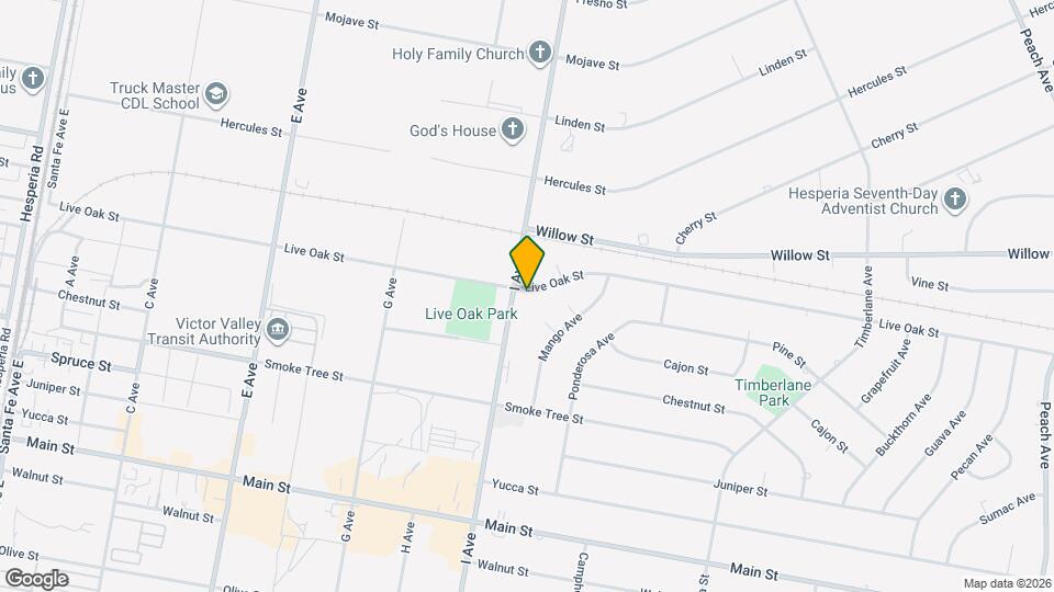 17515 Live Oak St Mapa y Detalles de la Ubicación