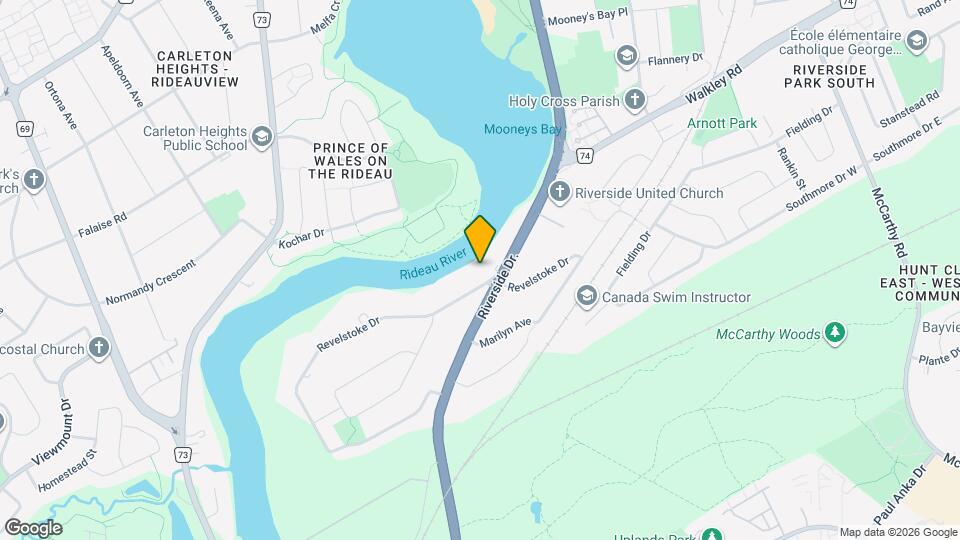 3633 Revelstoke Dr Map and Location Details