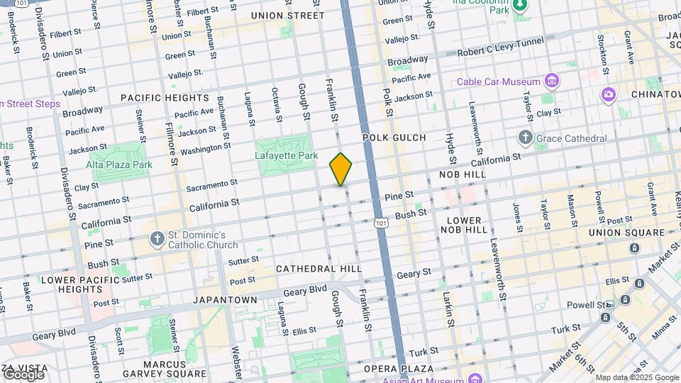 1809 California St Map and Location Details