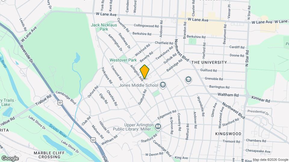 2174 Arlington Ave Map and Location Details