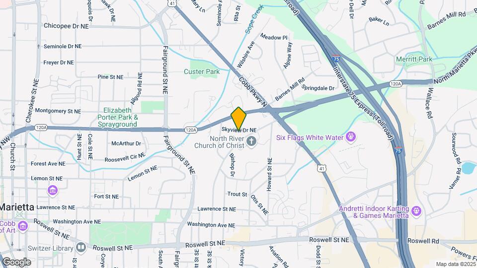 728 Skyview Dr NE Map and Location Details