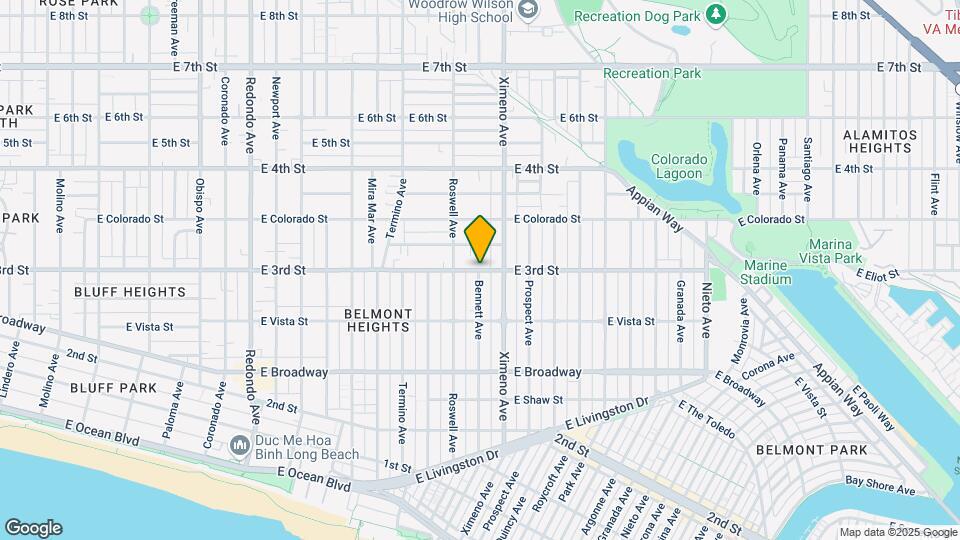 4303 E 3rd St Map and Location Details
