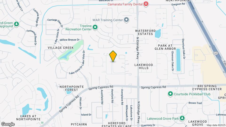 17310 Rock Willow Ln Map and Location Details