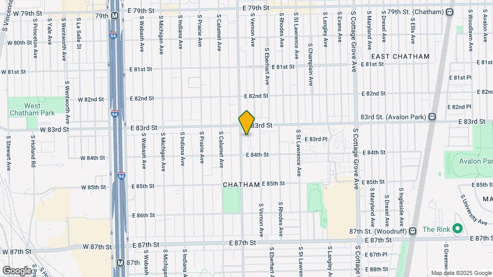 8321 S King Dr Map and Location Details