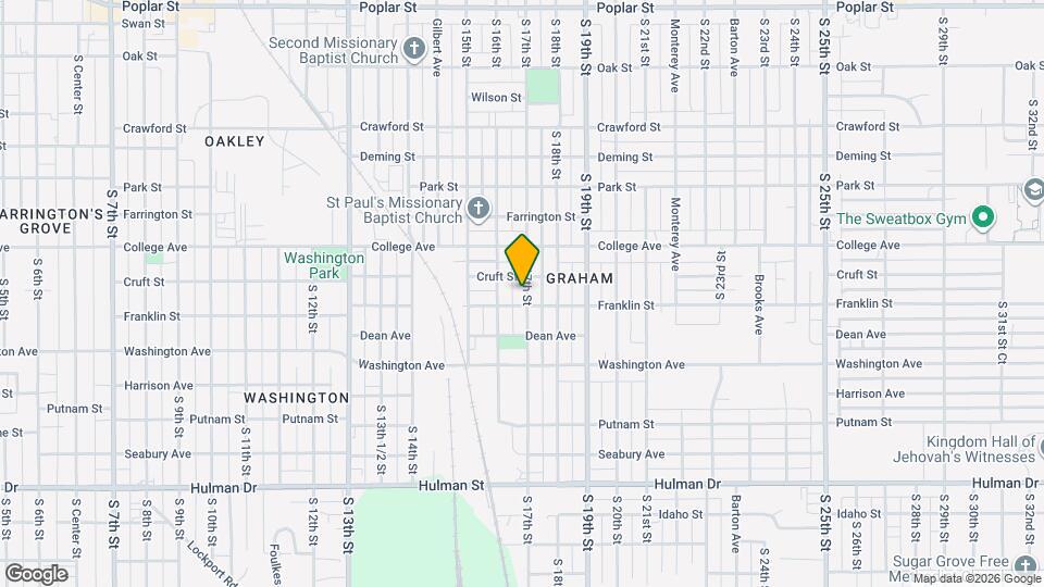 1217 S 17th St Map and Location Details