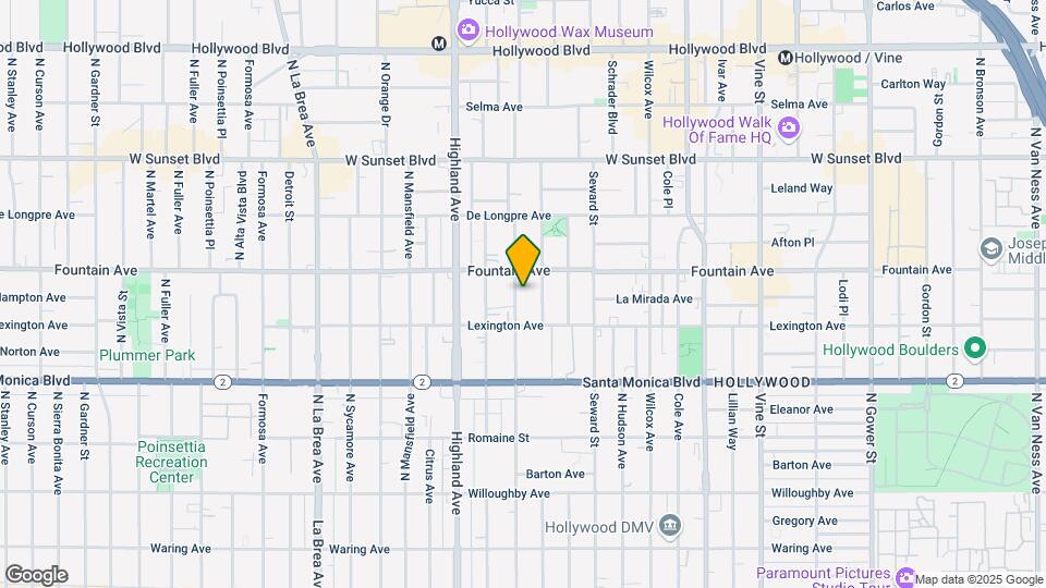 1234 N Las Palmas Ave, Unit 306 Map and Location Details