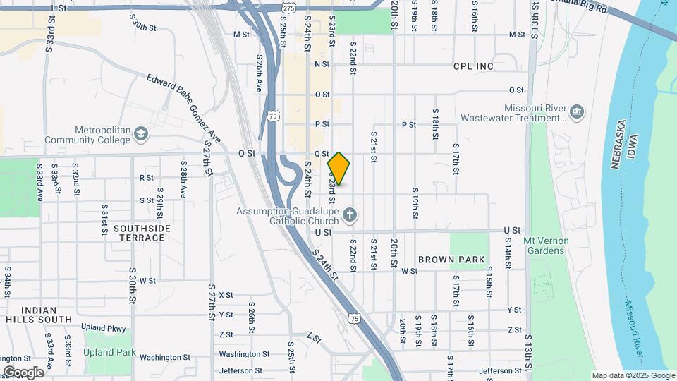 5247 S 23rd St Map and Location Details