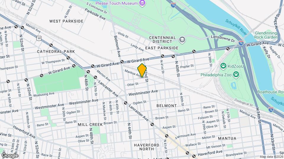 4216 Wyalusing Ave Map and Location Details