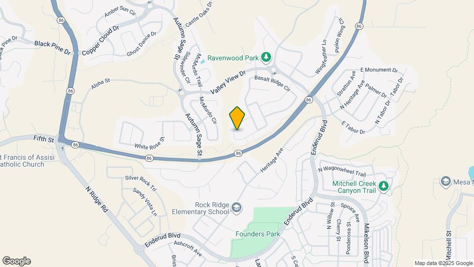 4662 High Mesa Cir Map and Location Details