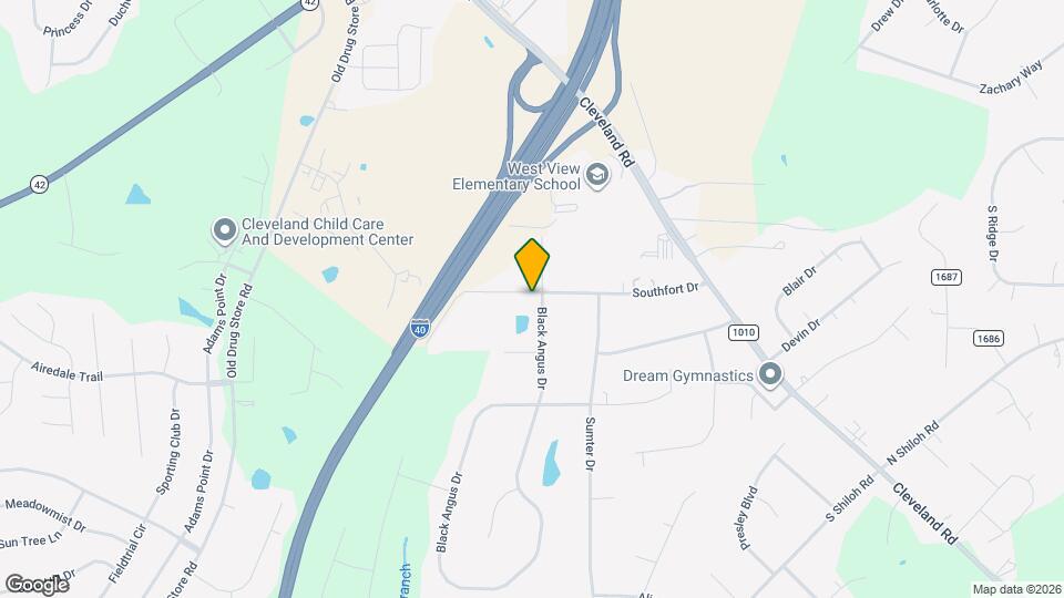 2165 Southfort Dr Mapa y Detalles de la Ubicación