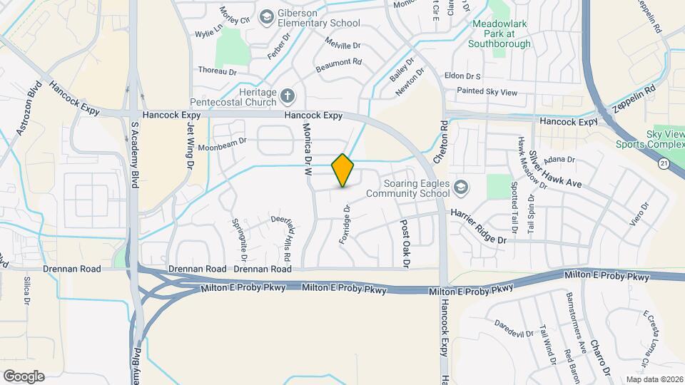 4443 Berryknoll Dr Mapa y Detalles de la Ubicación