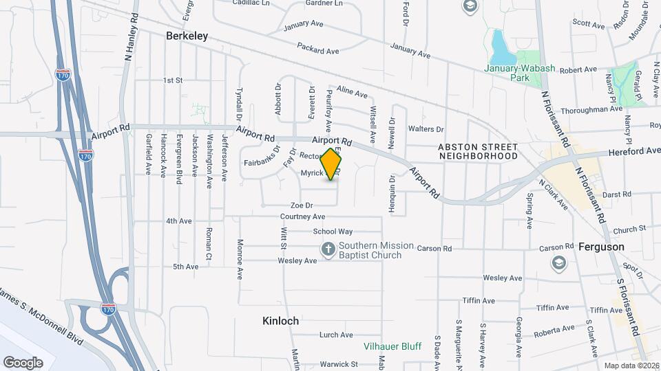 8107 Blanchard Dr Mapa y Detalles de la Ubicación