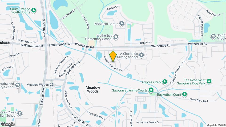 12132 Carolina Woods Ln Map and Location Details