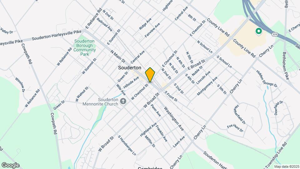 Chestnut Hill Condominiums Map and Location Details