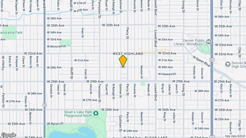 2984 Quitman St Map and Location Details