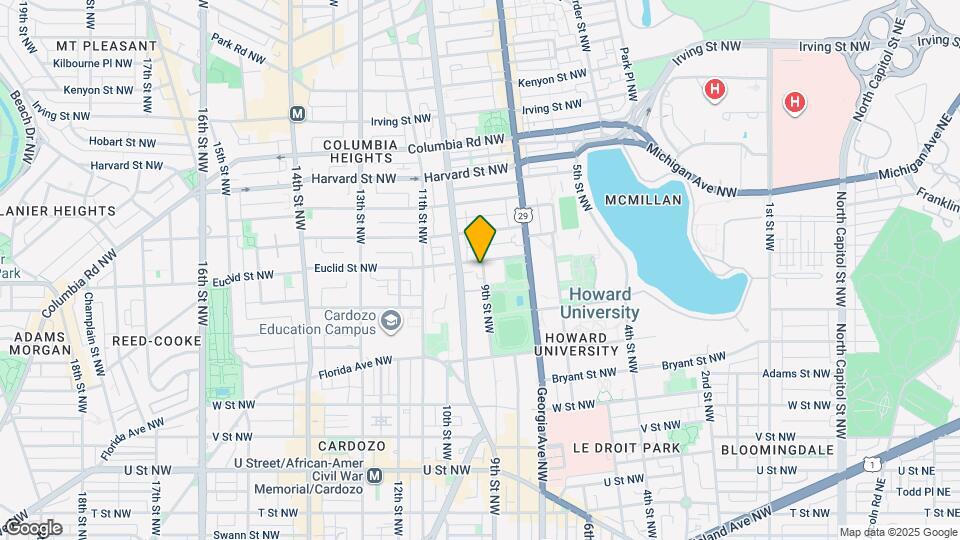 2540 9th St NW Map and Location Details