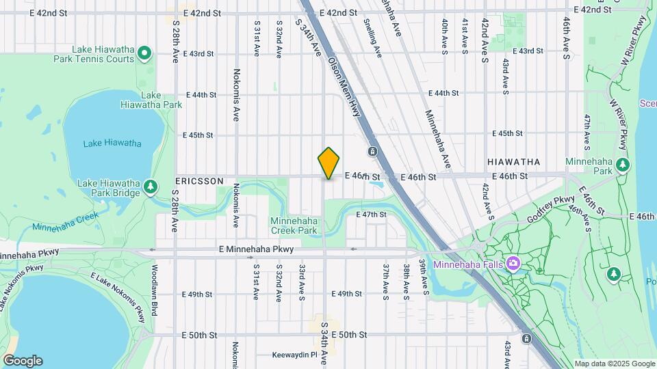 4609 S 34th Ave Map and Location Details