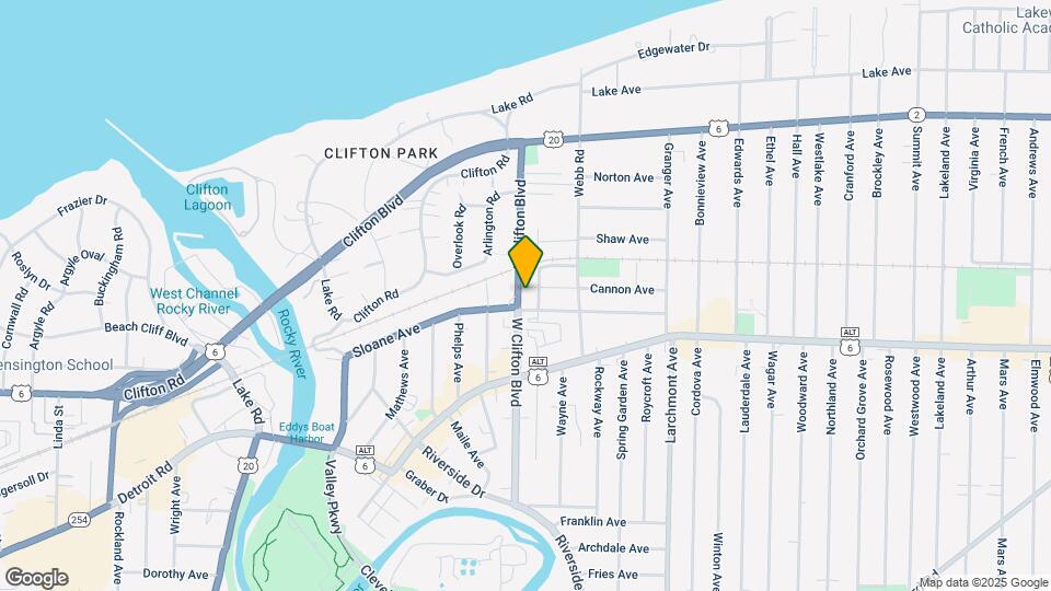 1309 W Clifton Blvd Map and Location Details