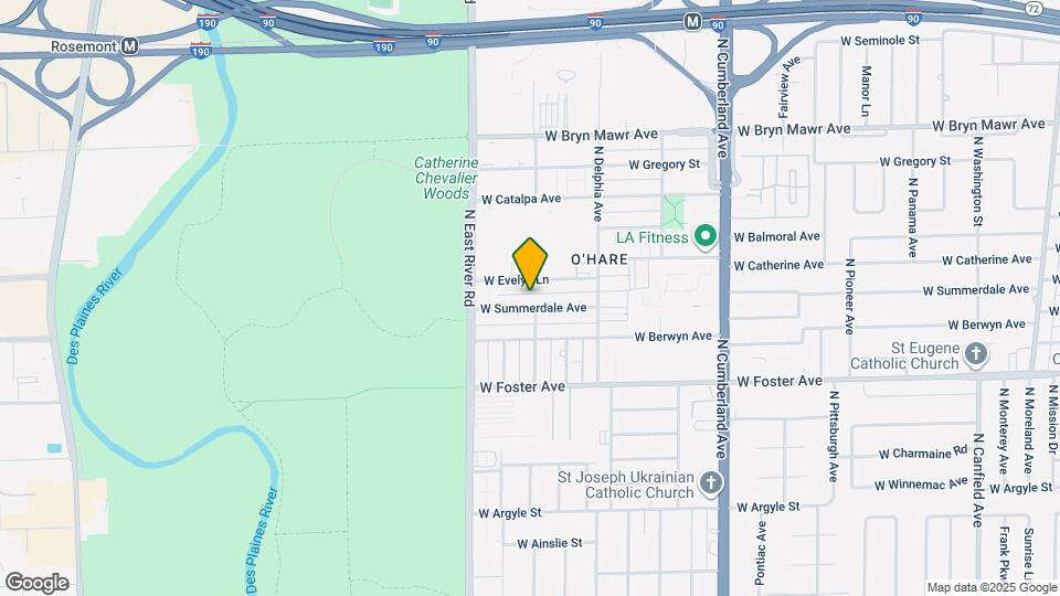 8700 W Summerdale Ave Map and Location Details