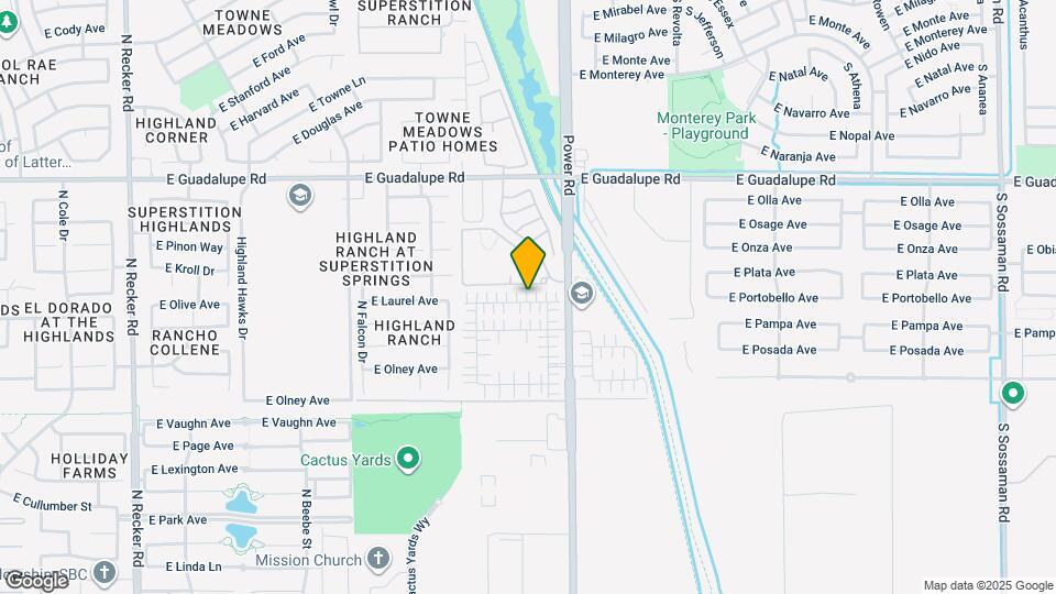 4732 E Laurel Ave Map and Location Details